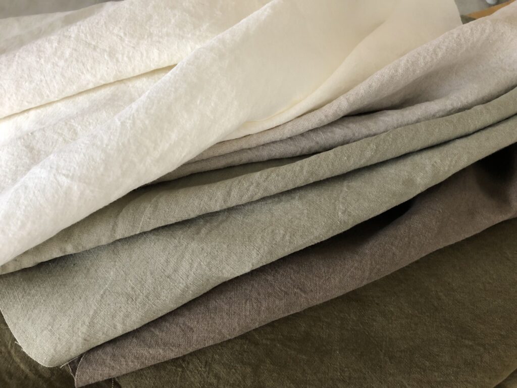 【新商品】天然染めベルギーリネンのイメージ画像
