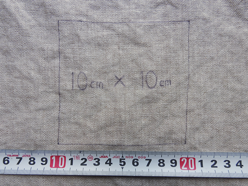 洗っていないリネンはどのくらい縮むか?のイメージ画像2