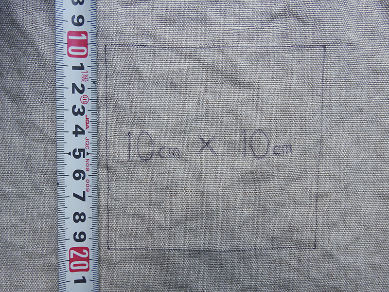 洗っていないリネンはどのくらい縮むか?のイメージ画像4